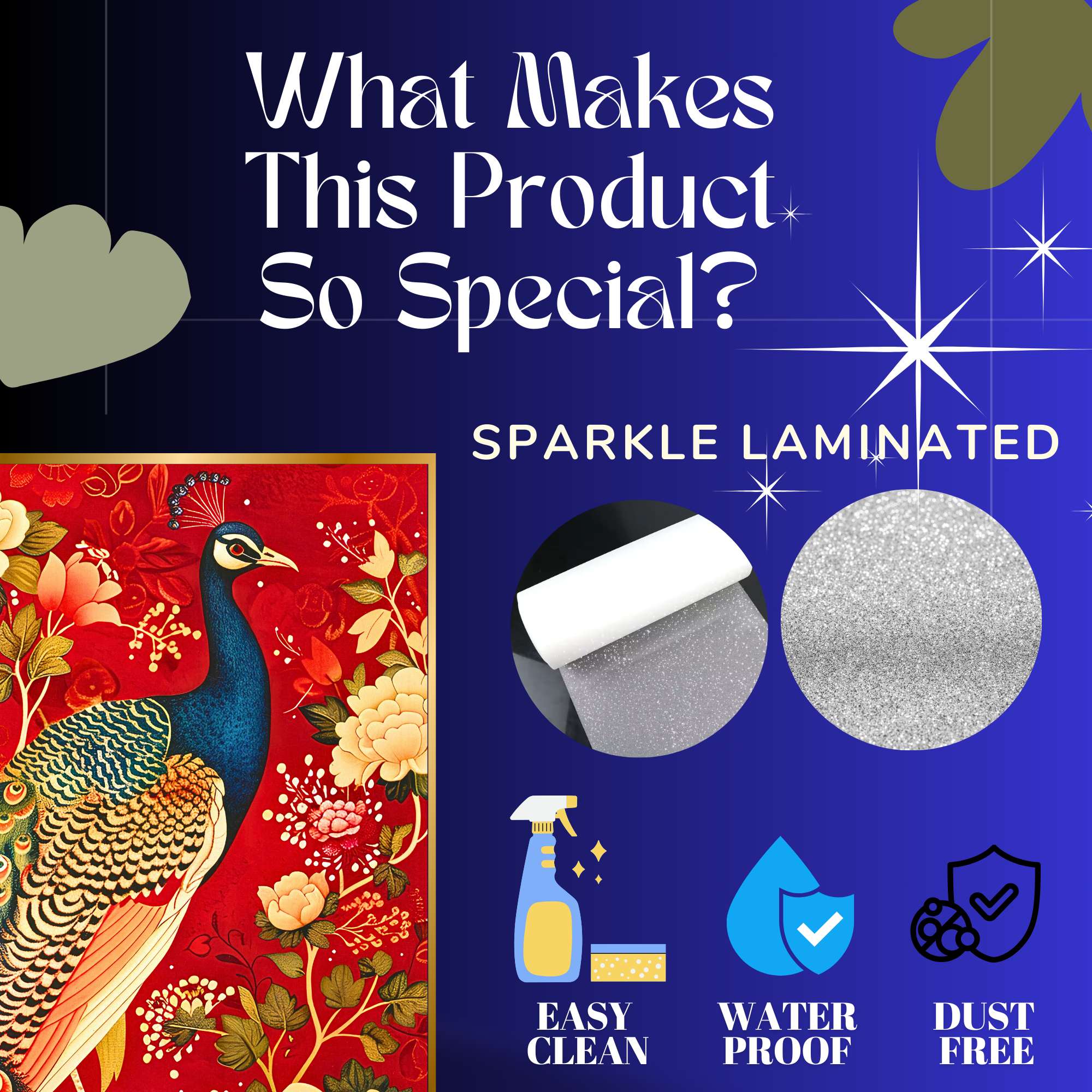 Set of Four Wall Paintings for Wall Dacoration Golden Framed Wall Paintings for Living Room & Bedroom Wall Art for Home Decoration & Office Wall Décor (13x10 inch CH-GD4-15) - Image 4